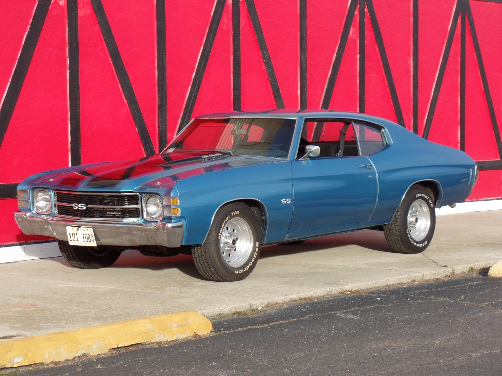 Used 1971 Chevrolet Chevelle 375 HP-SS Look-2nd Owner-MARINA BLUE-SEE VIDEO NOW | Mundelein, IL