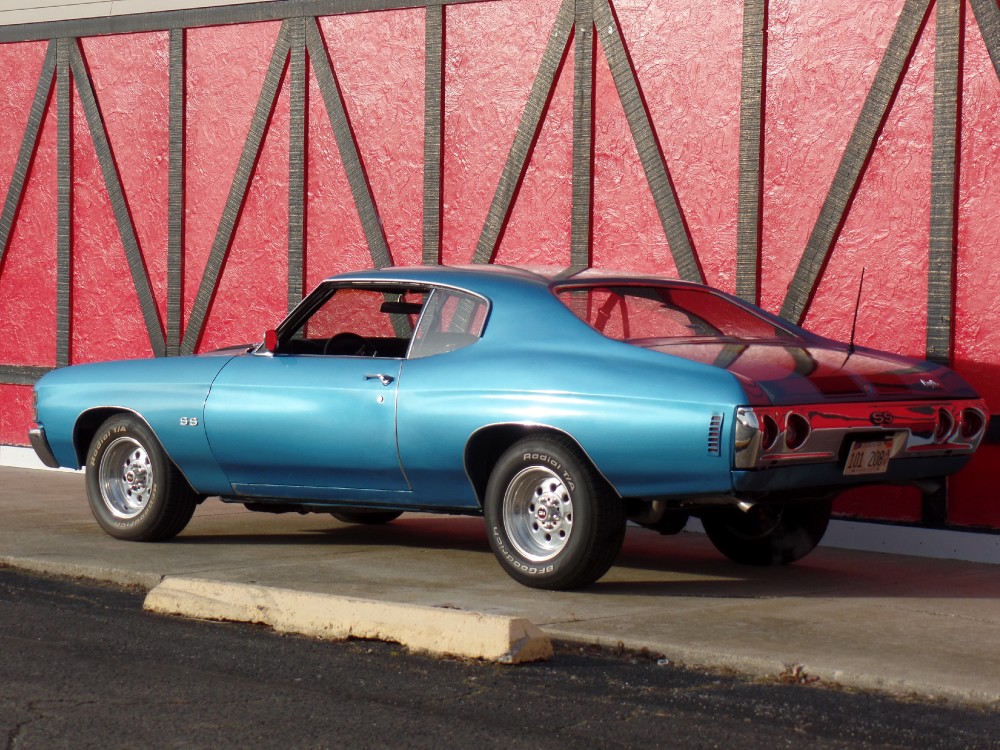 Used 1971 Chevrolet Chevelle 375 HP-SS Look-2nd Owner-MARINA BLUE-SEE VIDEO NOW | Mundelein, IL