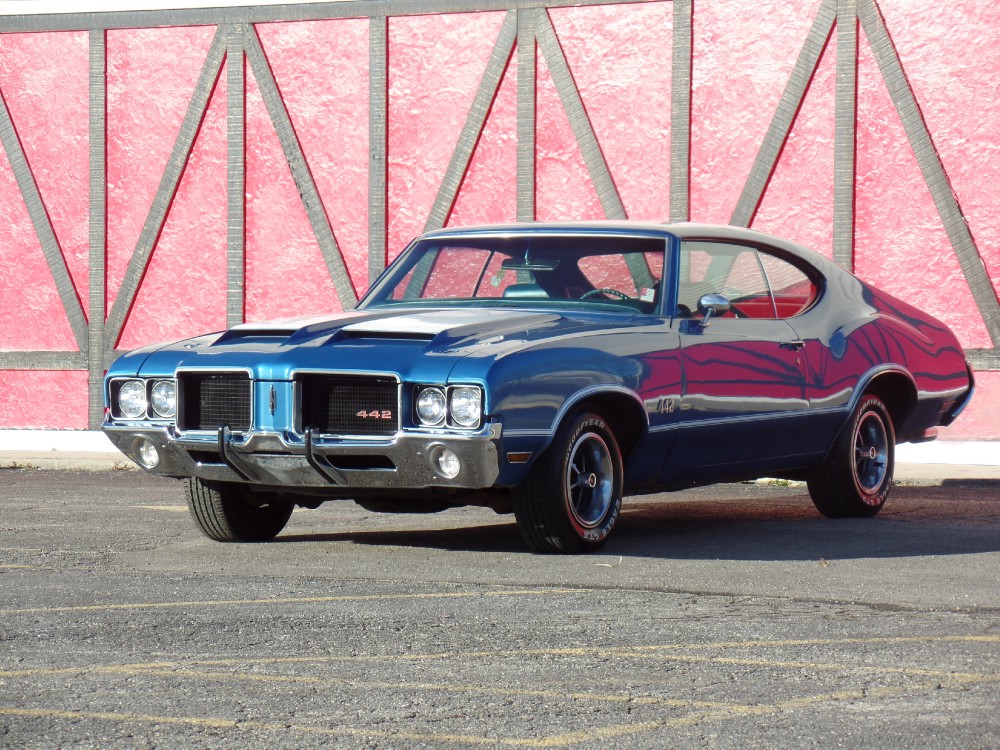 Used 1972 Oldsmobile 442 TRIBUTE-SUPER SOLID-FACTORY 26 CODE STRATOMIST BLUE-SEE VIDEO | Mundelein, IL