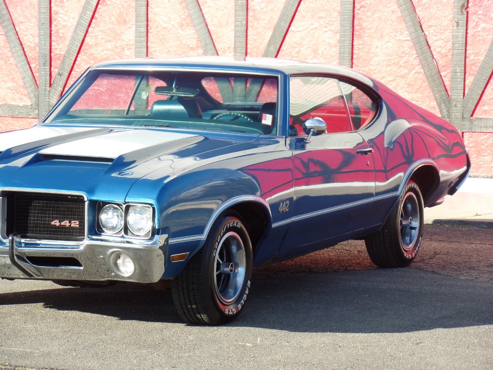 Used 1972 Oldsmobile 442 TRIBUTE-SUPER SOLID-FACTORY 26 CODE STRATOMIST BLUE-SEE VIDEO | Mundelein, IL