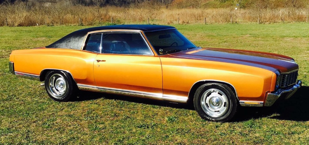 Used 1972 Chevrolet Monte Carlo Super Clean from Tennessee-VERY SOLID H CODE CAR | Mundelein, IL