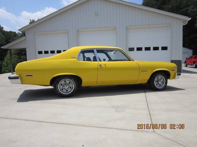 Used 1974 Chevrolet Nova CUSTOM HATCHBACK CLASSIC CAR YELLOW AUTOMATIC | Mundelein, IL