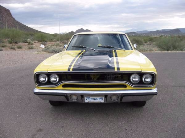 Used 1970 Plymouth Road Runner 440-REAL LEMON TWIST FACTORY COLOR- | Mundelein, IL