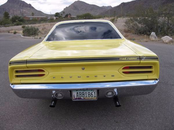 Used 1970 Plymouth Road Runner 440-REAL LEMON TWIST FACTORY COLOR- | Mundelein, IL