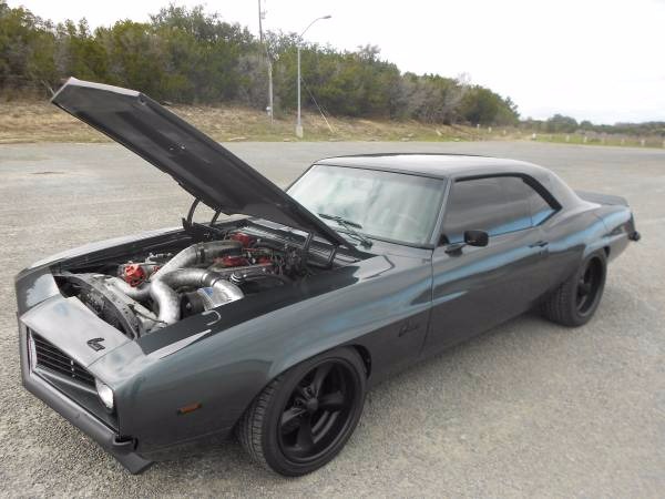 Used 1969 Chevrolet Camaro Black on Black- Pro Charged- Bad Boy-SEE VIDEO'S | Mundelein, IL