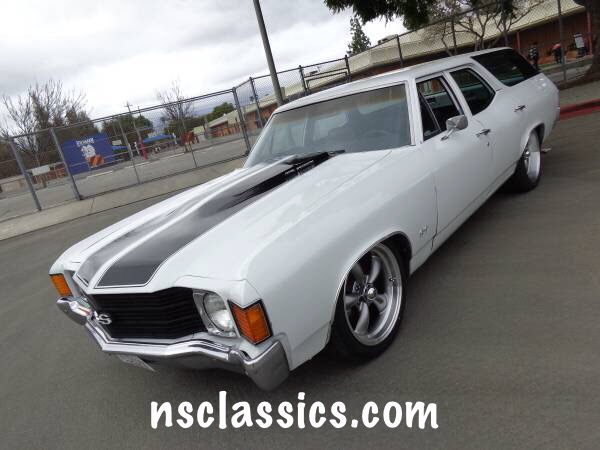 Used 1972 Chevrolet Chevelle SS Concours wagon air ride,bagged badass cruiser- From California | Mundelein, IL