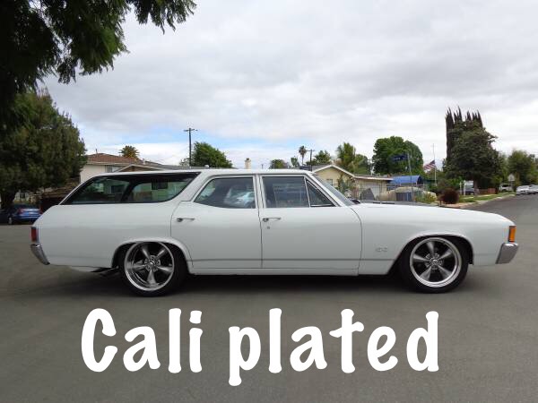 Used 1972 Chevrolet Chevelle SS Concours wagon air ride,bagged badass cruiser- From California | Mundelein, IL