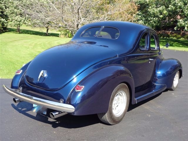 Used 1940 Ford Deluxe COUPE -BEAUTIFUL RIDE-  MIDNIGHT BLUE WITH GHOST FLAMES- | Mundelein, IL