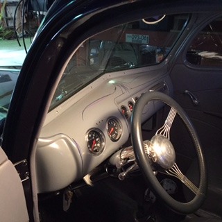 Used 1940 Ford Deluxe COUPE -BEAUTIFUL RIDE-  MIDNIGHT BLUE WITH GHOST FLAMES- | Mundelein, IL