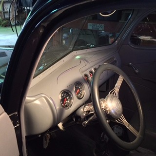 Used 1940 Ford Deluxe COUPE -BEAUTIFUL RIDE-  MIDNIGHT BLUE WITH GHOST FLAMES- | Mundelein, IL
