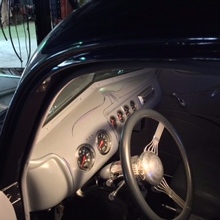 Used 1940 Ford Deluxe COUPE -BEAUTIFUL RIDE-  MIDNIGHT BLUE WITH GHOST FLAMES- | Mundelein, IL