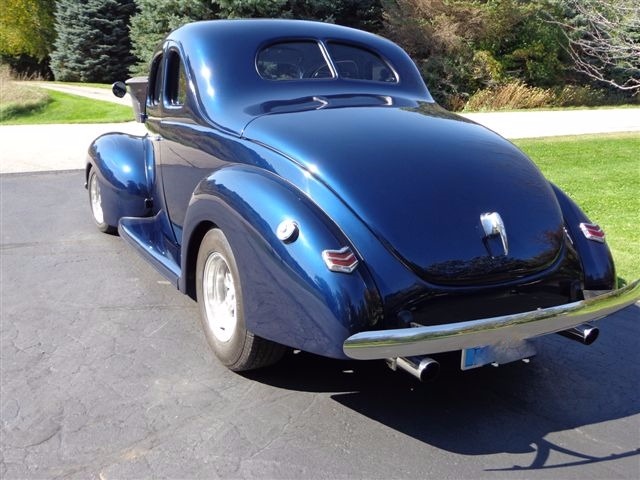 Used 1940 Ford Deluxe COUPE -BEAUTIFUL RIDE-  MIDNIGHT BLUE WITH GHOST FLAMES- | Mundelein, IL