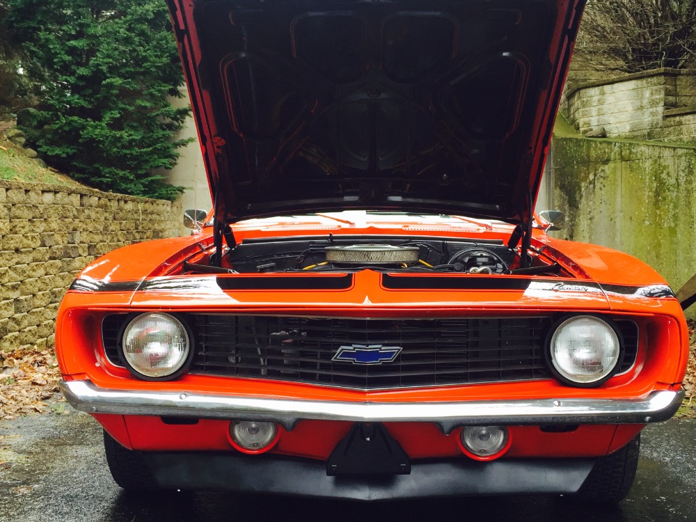 Used 1969 Chevrolet Camaro NEW HUGGER ORANGE PAINT-X44 Code-From Virginia- with AC- Very Reliable | Mundelein, IL