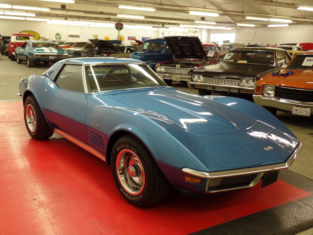 Used 1970 Chevrolet Corvette SHARP CONVERTIBLE-FACTORY CODE 976--Mulsanne Blue | Mundelein, IL