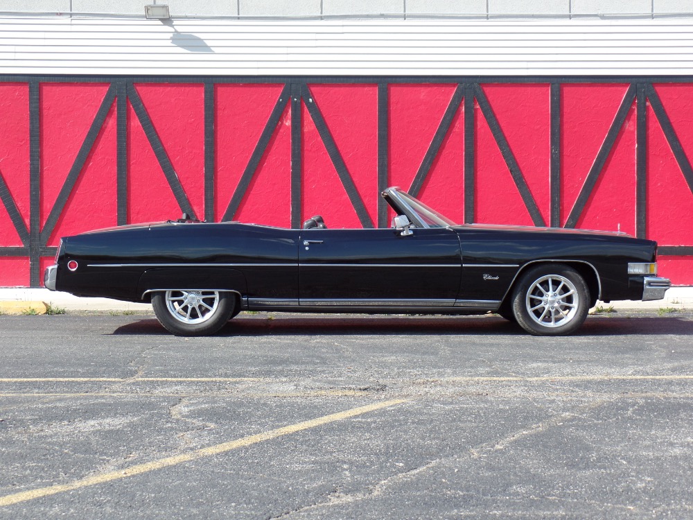 Used 1973 Cadillac El Dorado -TRIPLE BLACK CONVERTIBLE-LOW MILES-BIG BOSS CAR IS FROM CALIFORNIA | Mundelein, IL