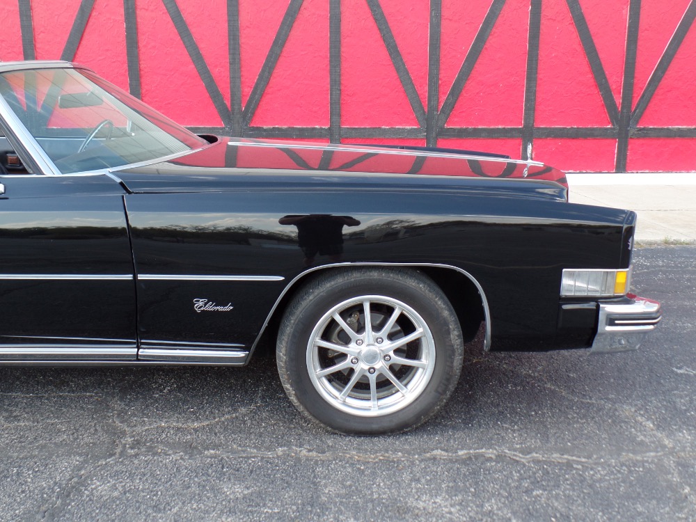 Used 1973 Cadillac El Dorado -TRIPLE BLACK CONVERTIBLE-LOW MILES-BIG BOSS CAR IS FROM CALIFORNIA | Mundelein, IL