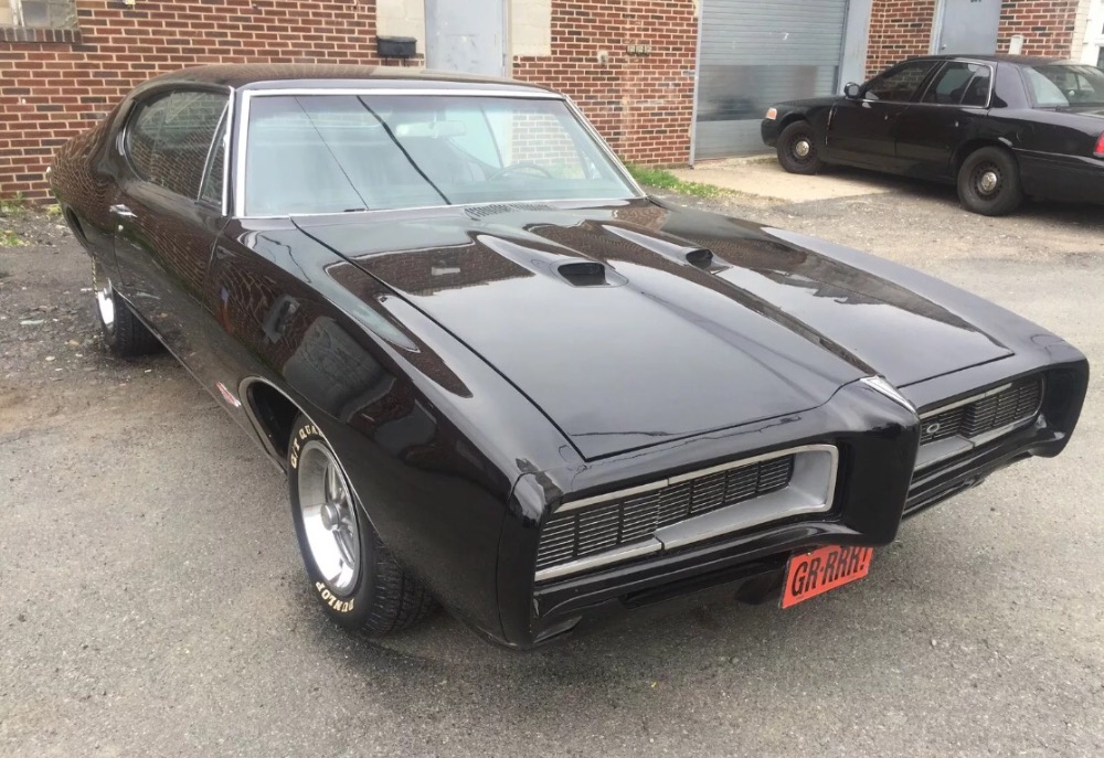Used 1968 Pontiac GTO Starlight Black on Black-400-Tri Power-with 4 Speed- | Mundelein, IL
