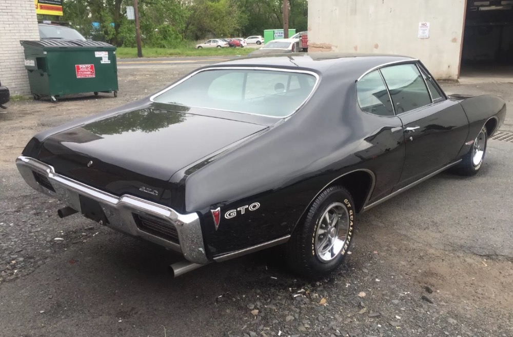 Used 1968 Pontiac GTO Starlight Black on Black-400-Tri Power-with 4 Speed- | Mundelein, IL