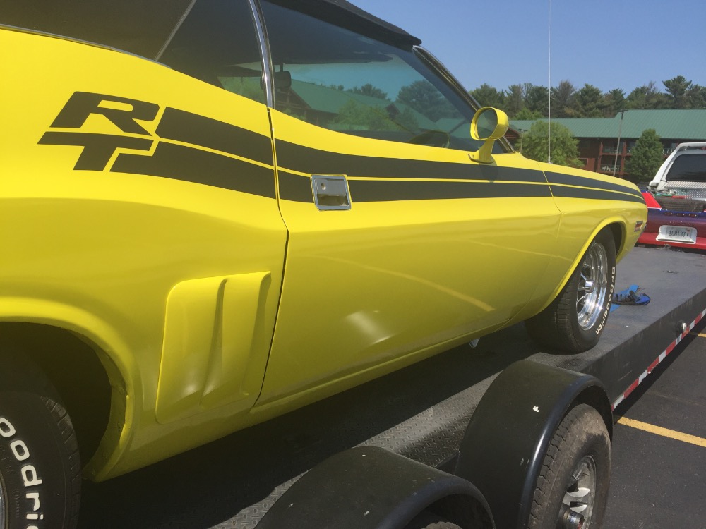 Used 1971 Dodge Challenger R/T Tribute convertible-Lemon Twist Yellow | Mundelein, IL