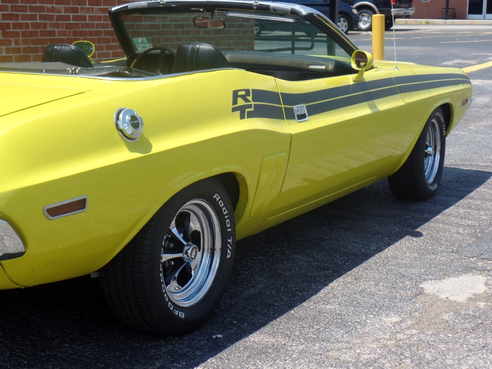 Used 1971 Dodge Challenger R/T Tribute convertible-Lemon Twist Yellow | Mundelein, IL