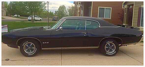 Used 1969 Pontiac GTO BLACK ON BLACK- Driver Quality Condition-Factory AC car | Mundelein, IL