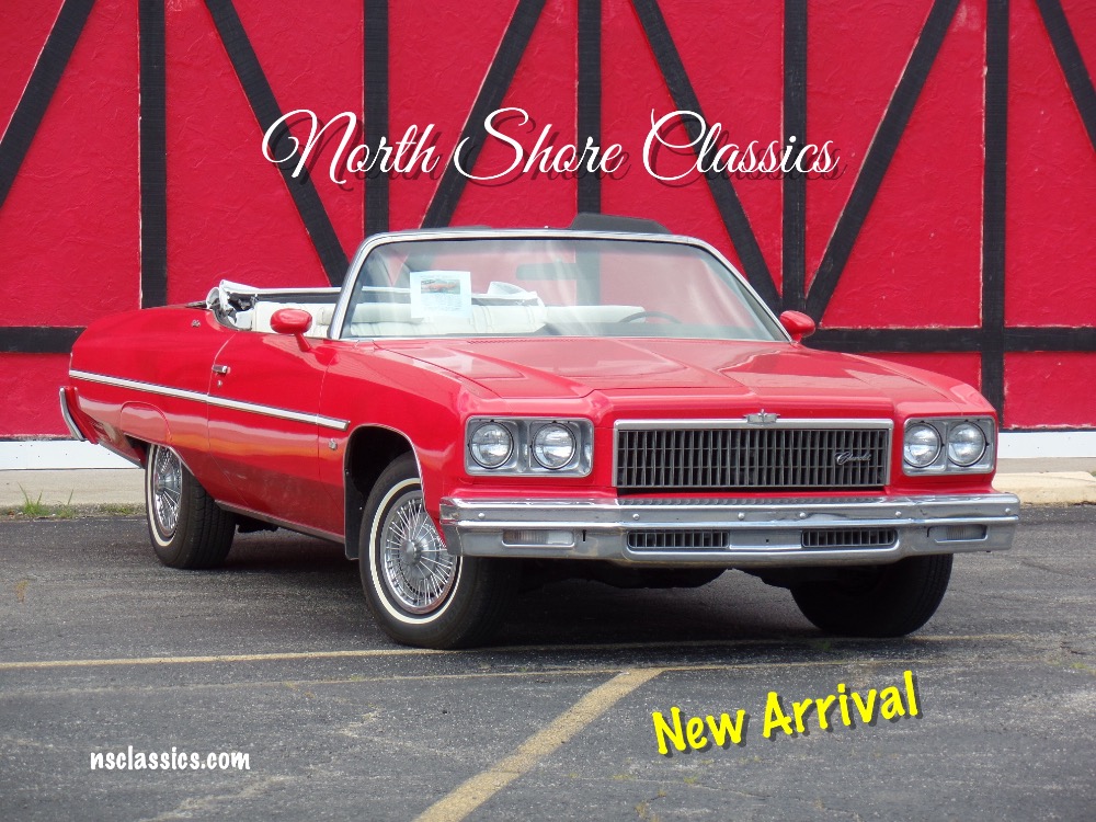 Used 1975 Chevrolet Caprice Classic HOT RED SUMMER FUN CONVERTIBLE-SEE VIDEO | Mundelein, IL