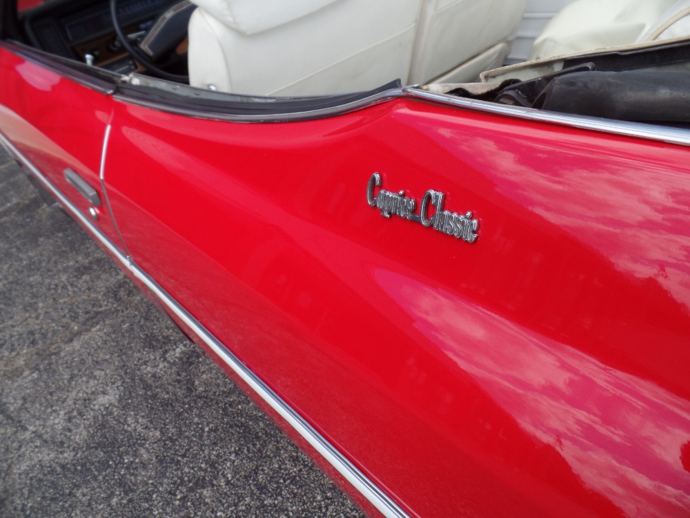 Used 1975 Chevrolet Caprice Classic HOT RED SUMMER FUN CONVERTIBLE-SEE VIDEO | Mundelein, IL