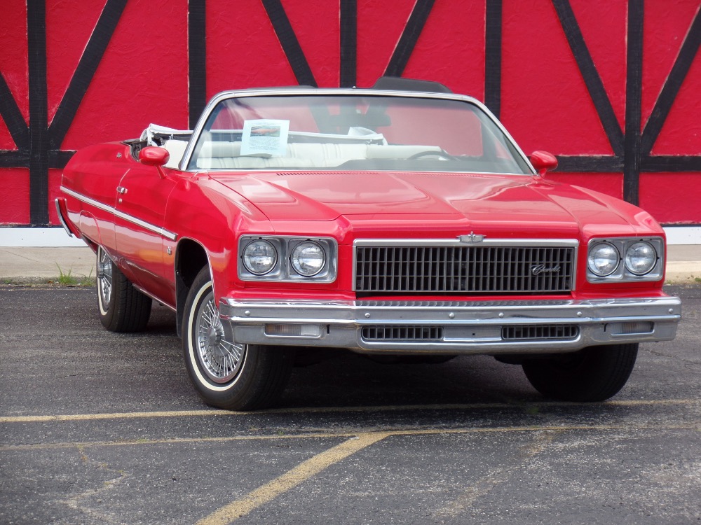 Used 1975 Chevrolet Caprice Classic HOT RED SUMMER FUN CONVERTIBLE-SEE VIDEO | Mundelein, IL