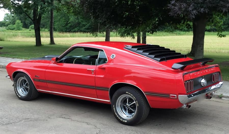 1969 Ford Mustang -FASTBACK- MACH 1 CLONE- 351 CLEVELAND V8- Stock ...