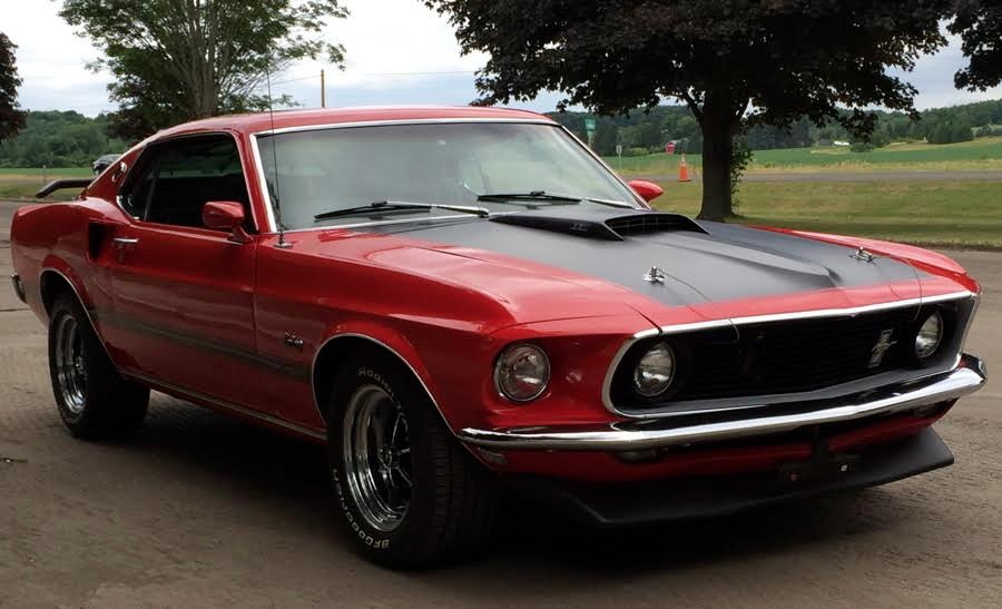 1969 Ford Mustang Fastback Mach 1 Clone 351 Cleveland V8 Stock