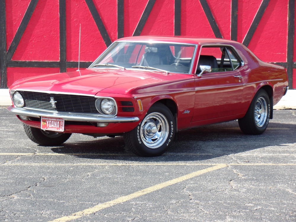 Used 1970 Ford Mustang - AFFORDABLE LIL RED PONY-GOOD DRIVER QUALITY-PRICED TO SELL QUICK-SEE VIDE | Mundelein, IL