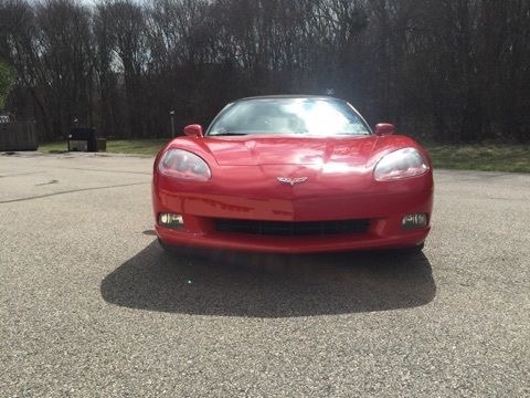 Used 2005 Chevrolet Corvette C6-LS2-STRIKING RED CONVERTIBLE-VERY GOOD CONDITION | Mundelein, IL