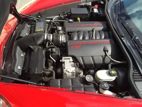Used 2005 Chevrolet Corvette C6-LS2-STRIKING RED CONVERTIBLE-VERY GOOD CONDITION | Mundelein, IL