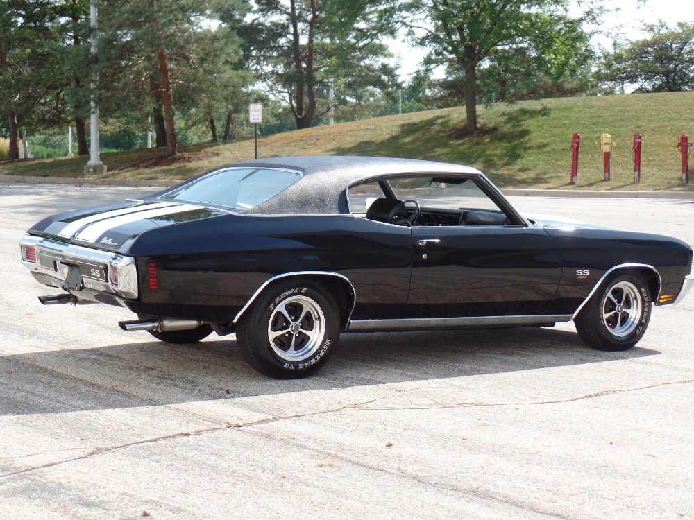 Used 1970 Chevrolet Chevelle SS454-FRAME OFF RESTORED-TRIPLE BLACK-BIG BLOCK-NEW LOW PRICE-SEE VIDEO | Mundelein, IL