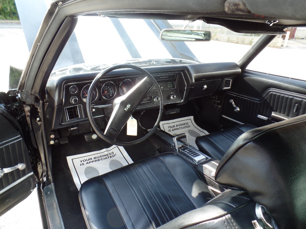 Used 1970 Chevrolet Chevelle SS454-FRAME OFF RESTORED-TRIPLE BLACK-BIG BLOCK-NEW LOW PRICE-SEE VIDEO | Mundelein, IL