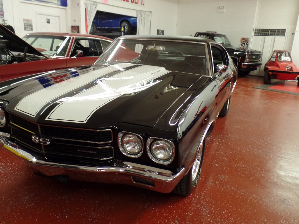 Used 1970 Chevrolet Chevelle SS454-FRAME OFF RESTORED-TRIPLE BLACK-BIG BLOCK-NEW LOW PRICE-SEE VIDEO | Mundelein, IL