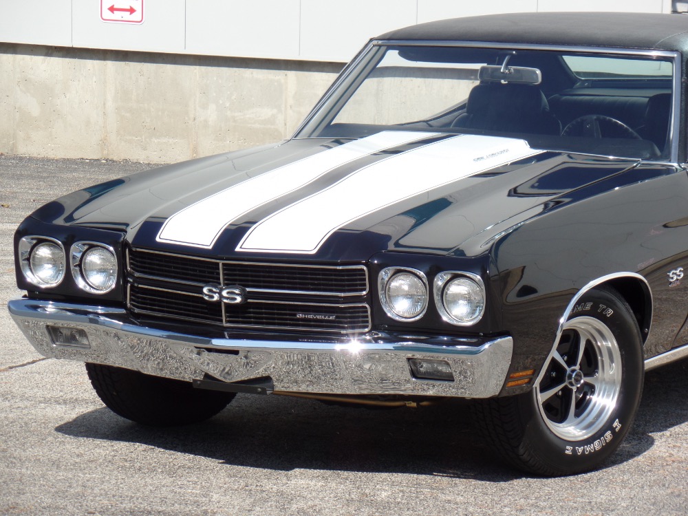 Used 1970 Chevrolet Chevelle SS454-FRAME OFF RESTORED-TRIPLE BLACK-BIG BLOCK-NEW LOW PRICE-SEE VIDEO | Mundelein, IL