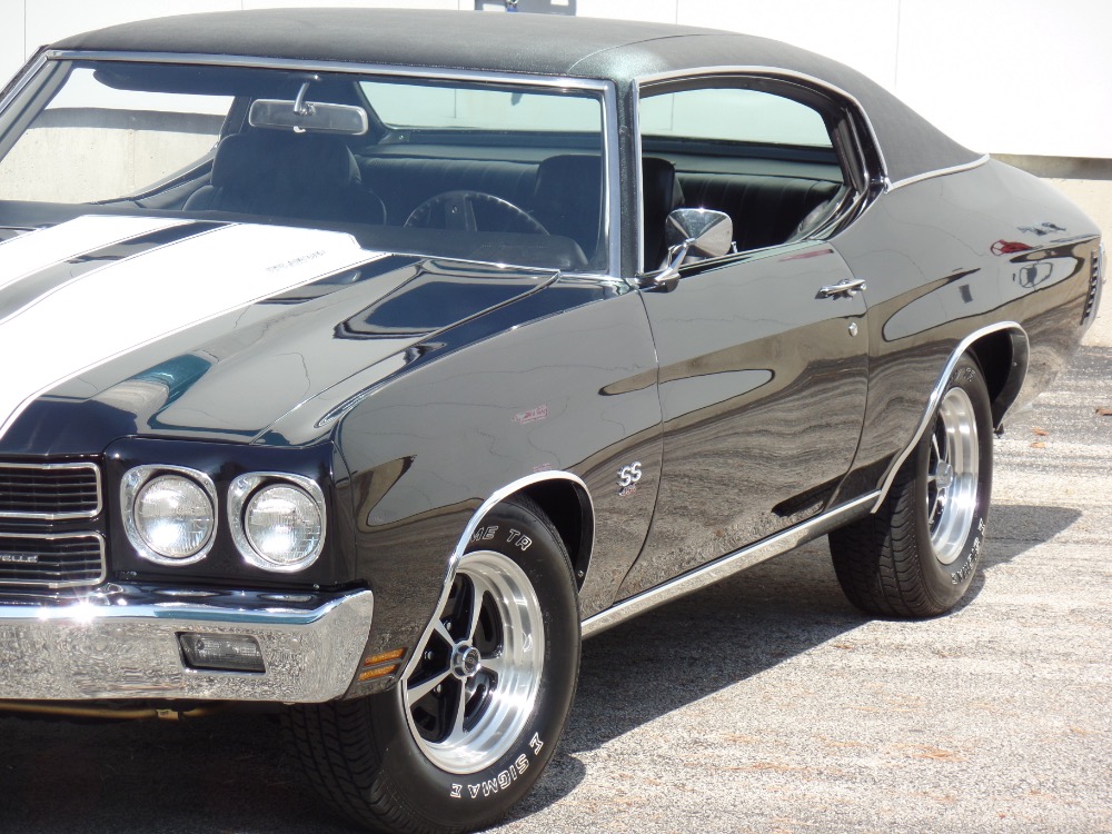 Used 1970 Chevrolet Chevelle SS454-FRAME OFF RESTORED-TRIPLE BLACK-BIG BLOCK-NEW LOW PRICE-SEE VIDEO | Mundelein, IL