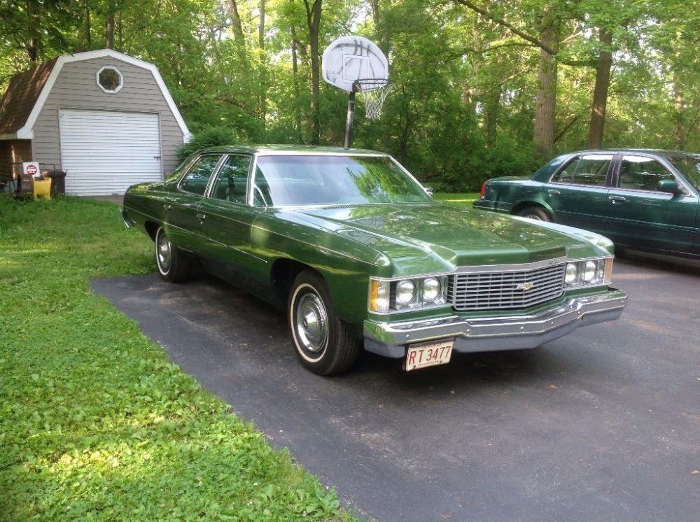 Green chevy Impala