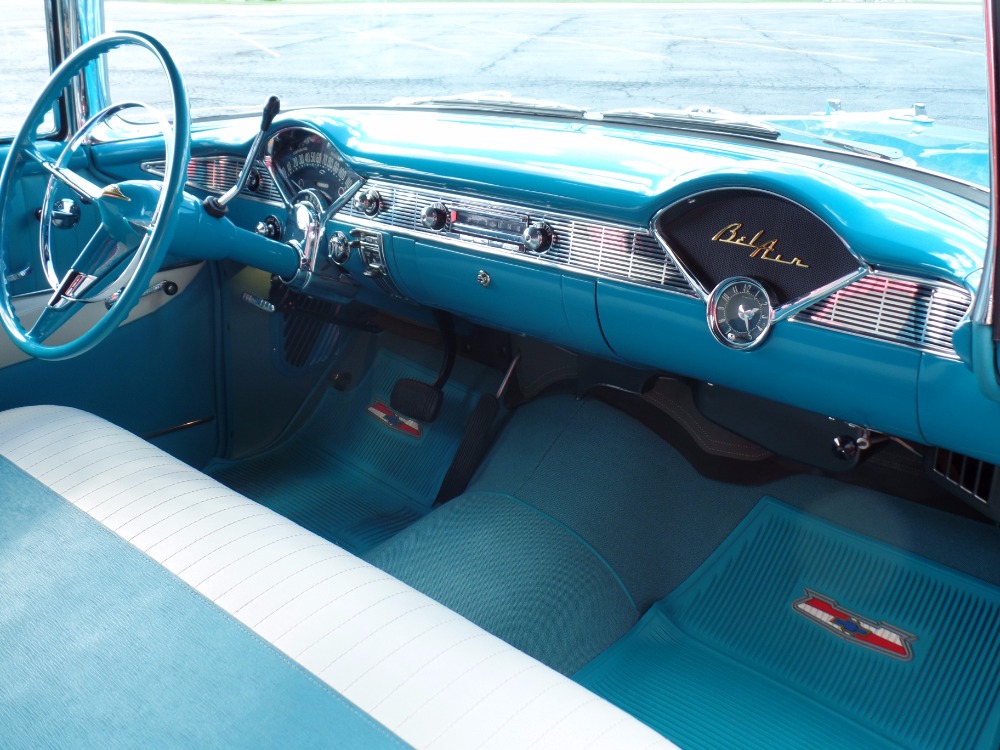 Used 1956 Chevrolet Bel Air CONVERTIBLE Rotisserie CALIFORNIA RESTORATION-NUMBERS MATCH-NEW LOW PRICE | Mundelein, IL