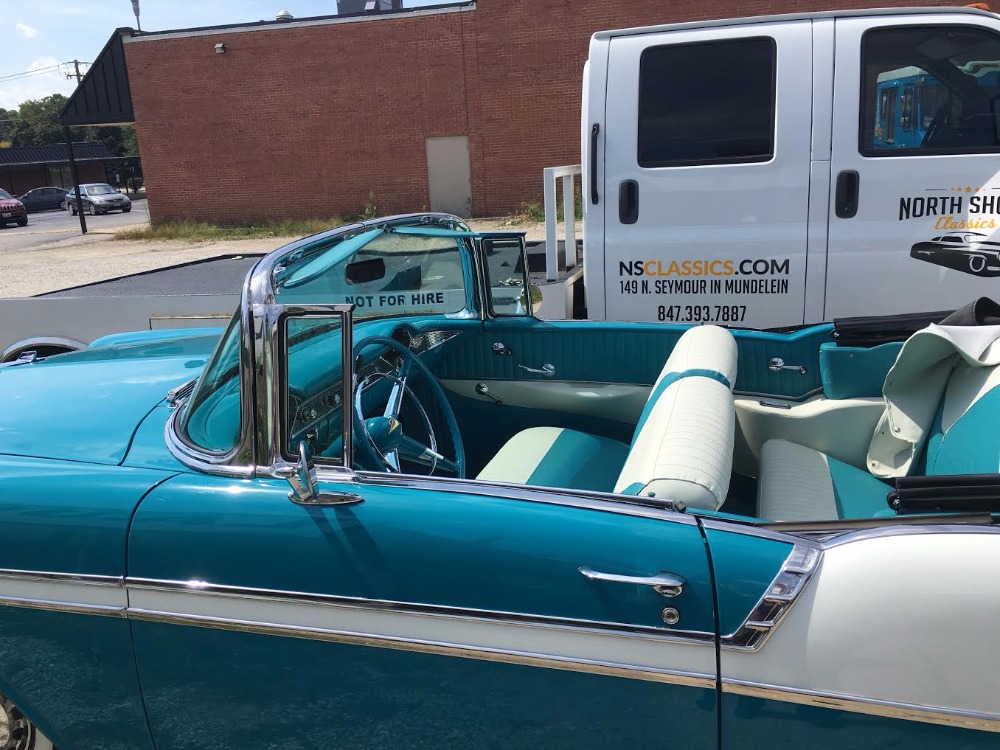 Used 1956 Chevrolet Bel Air CONVERTIBLE Rotisserie CALIFORNIA RESTORATION-NUMBERS MATCH-NEW LOW PRICE | Mundelein, IL