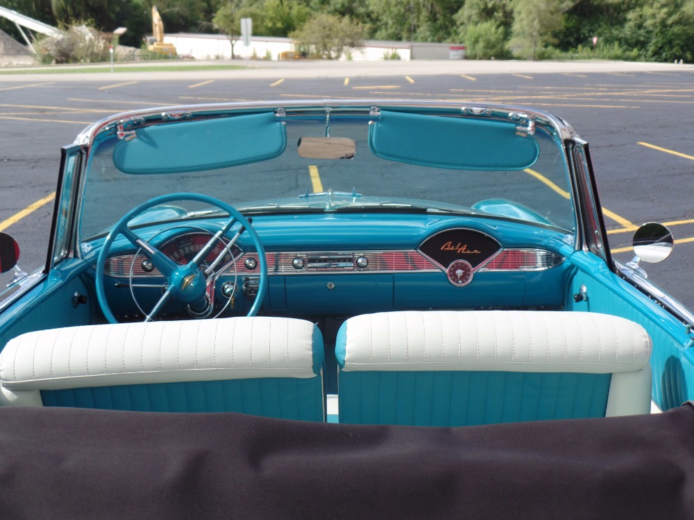 Used 1956 Chevrolet Bel Air CONVERTIBLE Rotisserie CALIFORNIA RESTORATION-NUMBERS MATCH-NEW LOW PRICE | Mundelein, IL