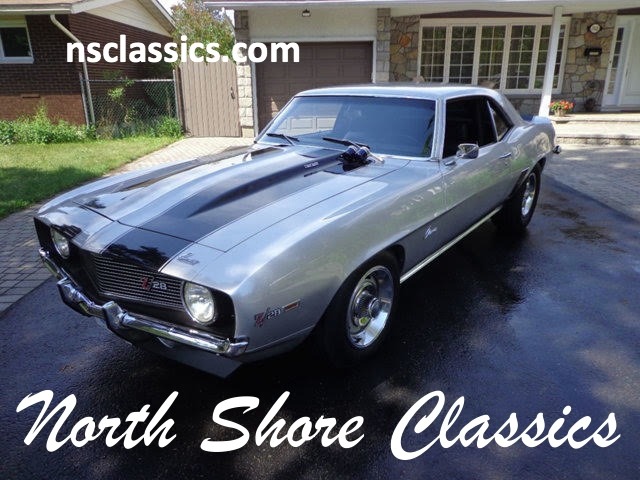 Used 1969 Chevrolet Camaro -Z28 NICE SILVER AND BLACK COLOR COMBO- | Mundelein, IL