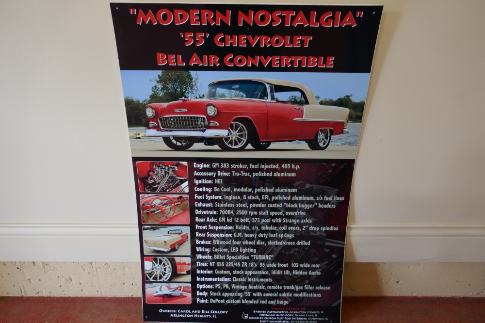 Used 1955 Chevrolet Bel Air/150/210 -SHOW CAR RESTOMOD PRO TOURING TRI FIVE-VIDEO | Mundelein, IL
