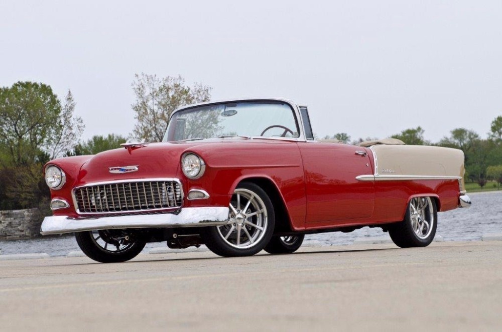 Used 1955 Chevrolet Bel Air/150/210 -SHOW CAR RESTOMOD PRO TOURING TRI FIVE-VIDEO | Mundelein, IL