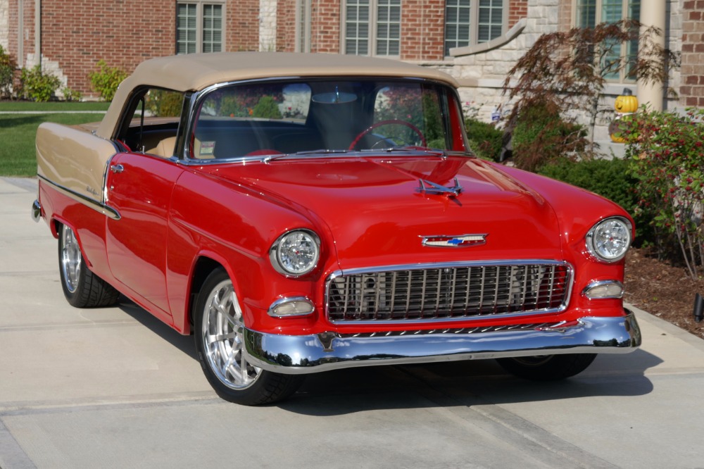 Used 1955 Chevrolet Bel Air/150/210 -SHOW CAR RESTOMOD PRO TOURING TRI FIVE-VIDEO | Mundelein, IL