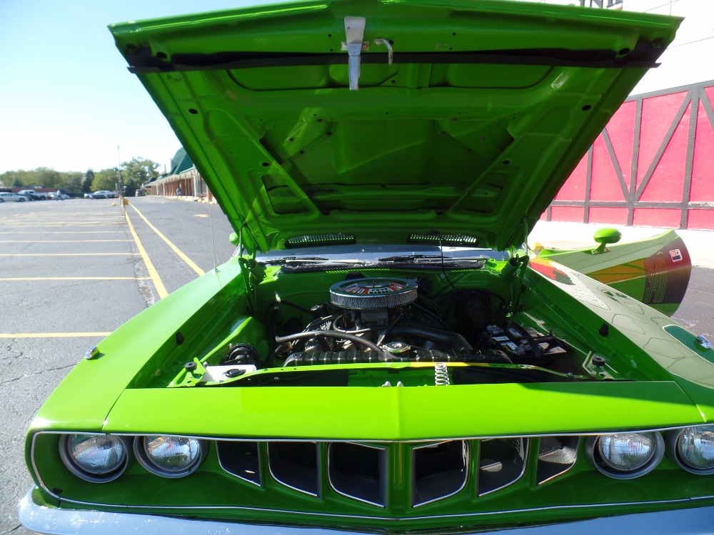 Used 1971 Plymouth Cuda -Sassy Grassy Green-Featured in the Movie Phantasm & Chips! Southern Cuda- | Mundelein, IL
