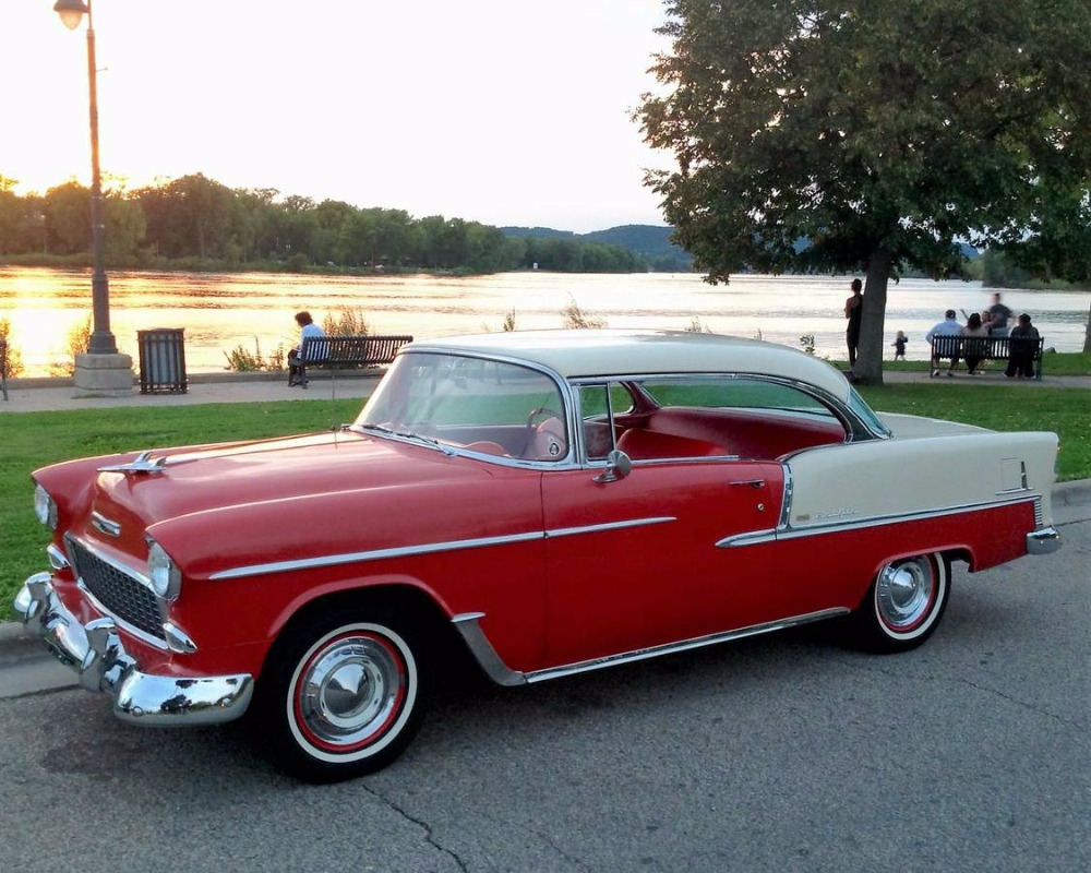 Used 1955 Chevrolet Bel Air - 2-DOOR HARDTOP- 327 V8- 4000 MILES ON ENGINE | Mundelein, IL