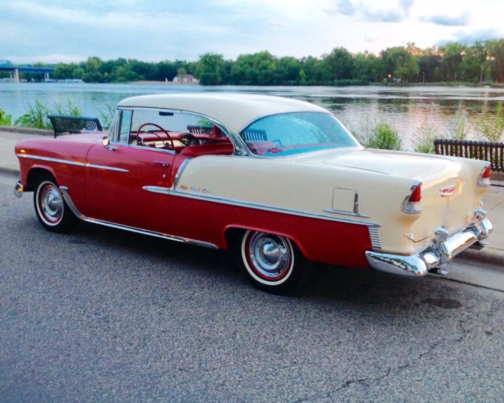 Used 1955 Chevrolet Bel Air - 2-DOOR HARDTOP- 327 V8- 4000 MILES ON ENGINE | Mundelein, IL