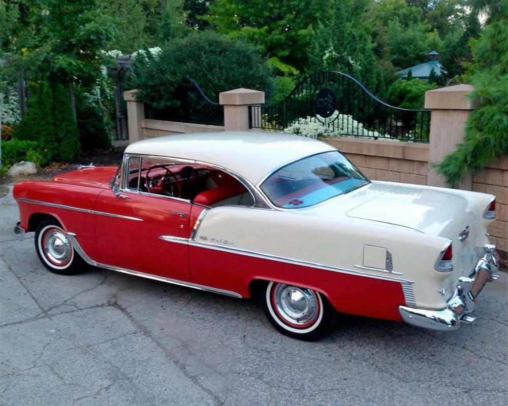 Used 1955 Chevrolet Bel Air - 2-DOOR HARDTOP- 327 V8- 4000 MILES ON ENGINE | Mundelein, IL